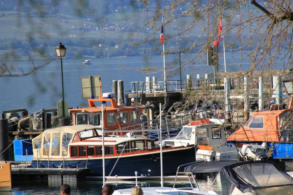 Hotel Restaurant Du Port Yvoire Exterior foto